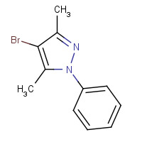 51294-75-8 4-bromo-3,5-dimethyl-1-phenylpyrazole chemical structure