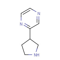 861965-58-4 2-pyrrolidin-3-ylpyrazine chemical structure