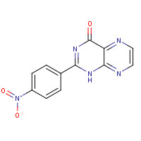 155513-90-9 2-(4-nitrophenyl)-1H-pteridin-4-one chemical structure