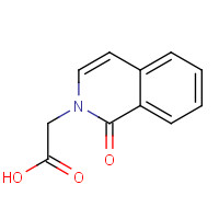 59139-93-4 2-(1-oxoisoquinolin-2-yl)acetic acid chemical structure