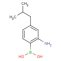 153624-54-5 [2-amino-4-(2-methylpropyl)phenyl]boronic acid chemical structure