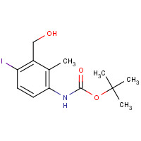 885610-05-9 tert-butyl N-[3-(hydroxymethyl)-4-iodo-2-methylphenyl]carbamate chemical structure