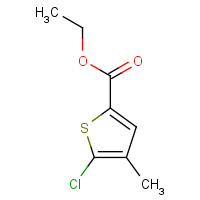 74598-04-2 ethyl 5-chloro-4-methylthiophene-2-carboxylate chemical structure