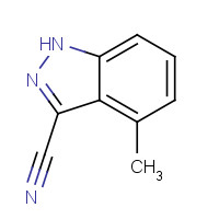 29984-94-9 4-methyl-1H-indazole-3-carbonitrile chemical structure