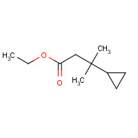 80105-52-8 ethyl 3-cyclopropyl-3-methylbutanoate chemical structure