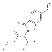 1448190-07-5 ethyl 2-(6-methoxy-3-oxo-1H-isoindol-2-yl)-3-methylbutanoate chemical structure