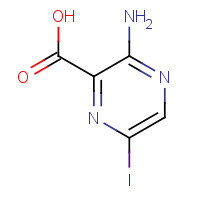 875781-48-9 3-amino-6-iodopyrazine-2-carboxylic acid chemical structure