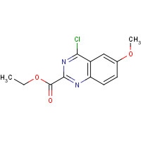 364385-74-0 ethyl 4-chloro-6-methoxyquinazoline-2-carboxylate chemical structure