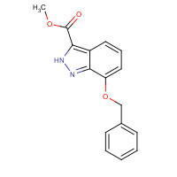885278-65-9 methyl 7-phenylmethoxy-2H-indazole-3-carboxylate chemical structure