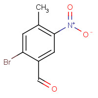159730-72-0 2-bromo-4-methyl-5-nitrobenzaldehyde chemical structure