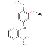 61963-64-2 N-(3,4-dimethoxyphenyl)-3-nitropyridin-2-amine chemical structure