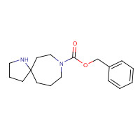 1160246-79-6 benzyl 1,9-diazaspiro[4.6]undecane-9-carboxylate chemical structure