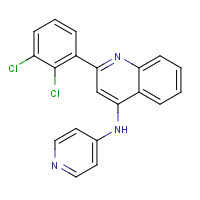 1303557-73-4 2-(2,3-dichlorophenyl)-N-pyridin-4-ylquinolin-4-amine chemical structure