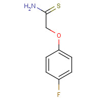 35370-93-5 2-(4-fluorophenoxy)ethanethioamide chemical structure
