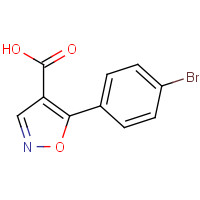 887408-14-2 5-(4-bromophenyl)-1,2-oxazole-4-carboxylic acid chemical structure