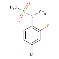 749929-61-1 N-(4-bromo-2-fluorophenyl)-N-methylmethanesulfonamide chemical structure