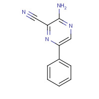 50627-25-3 3-amino-6-phenylpyrazine-2-carbonitrile chemical structure