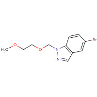 944718-33-6 5-bromo-1-(2-methoxyethoxymethyl)indazole chemical structure