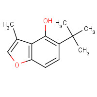 133307-75-2 5-tert-butyl-3-methyl-1-benzofuran-4-ol chemical structure