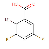 651027-01-9 2-bromo-3,5-difluorobenzoic acid chemical structure