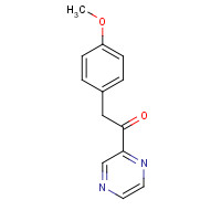216970-79-5 2-(4-methoxyphenyl)-1-pyrazin-2-ylethanone chemical structure