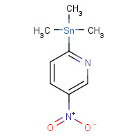 184962-91-2 trimethyl-(5-nitropyridin-2-yl)stannane chemical structure