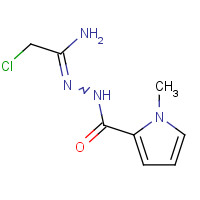 648408-36-0 N-[(1-amino-2-chloroethylidene)amino]-1-methylpyrrole-2-carboxamide chemical structure