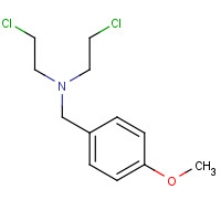 91561-99-8 2-chloro-N-(2-chloroethyl)-N-[(4-methoxyphenyl)methyl]ethanamine chemical structure