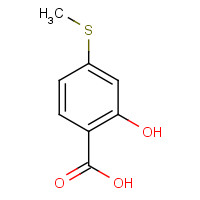 67127-67-7 2-hydroxy-4-methylsulfanylbenzoic acid chemical structure