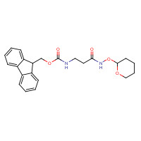 850349-60-9 9H-fluoren-9-ylmethyl N-[3-(oxan-2-yloxyamino)-3-oxopropyl]carbamate chemical structure