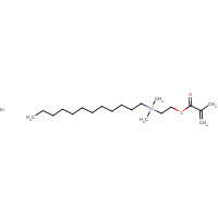 96526-35-1 dodecyl-dimethyl-[2-(2-methylprop-2-enoyloxy)ethyl]azanium;bromide chemical structure