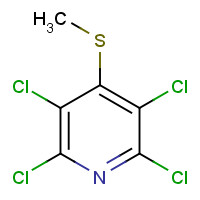22963-62-8 2,3,5,6-tetrachloro-4-methylsulfanylpyridine chemical structure