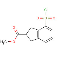 888327-29-5 methyl 4-chlorosulfonyl-2,3-dihydro-1H-indene-2-carboxylate chemical structure
