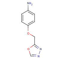 689251-64-7 4-(1,3,4-oxadiazol-2-ylmethoxy)aniline chemical structure
