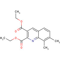 948290-10-6 diethyl 7,8-dimethylquinoline-2,3-dicarboxylate chemical structure