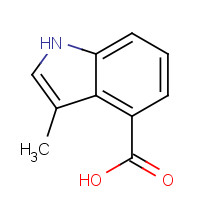 1159511-18-8 3-methyl-1H-indole-4-carboxylic acid chemical structure