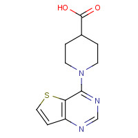 910037-25-1 1-thieno[3,2-d]pyrimidin-4-ylpiperidine-4-carboxylic acid chemical structure