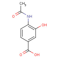 10098-40-5 4-acetamido-3-hydroxybenzoic acid chemical structure