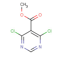 87600-71-3 methyl 4,6-dichloropyrimidine-5-carboxylate chemical structure