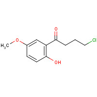 173055-18-0 4-chloro-1-(2-hydroxy-5-methoxyphenyl)butan-1-one chemical structure
