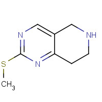944901-68-2 2-methylsulfanyl-5,6,7,8-tetrahydropyrido[4,3-d]pyrimidine chemical structure