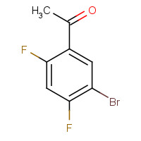 864773-64-8 1-(5-bromo-2,4-difluorophenyl)ethanone chemical structure
