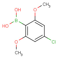 1067228-90-3 (4-chloro-2,6-dimethoxyphenyl)boronic acid chemical structure