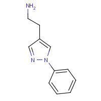 369652-04-0 2-(1-phenylpyrazol-4-yl)ethanamine chemical structure