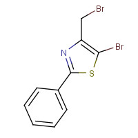 78502-84-8 5-bromo-4-(bromomethyl)-2-phenyl-1,3-thiazole chemical structure