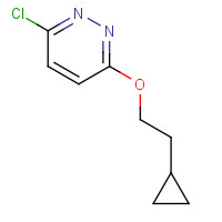 1215850-32-0 3-chloro-6-(2-cyclopropylethoxy)pyridazine chemical structure