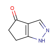 596844-18-7 5,6-dihydro-1H-cyclopenta[c]pyrazol-4-one chemical structure