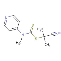 1158958-96-3 2-cyanopropan-2-yl N-methyl-N-pyridin-4-ylcarbamodithioate chemical structure