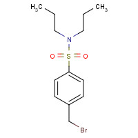 15148-71-7 4-(bromomethyl)-N,N-dipropylbenzenesulfonamide chemical structure