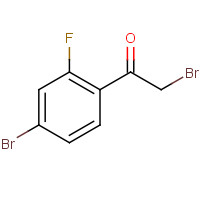 869569-77-7 2-bromo-1-(4-bromo-2-fluorophenyl)ethanone chemical structure